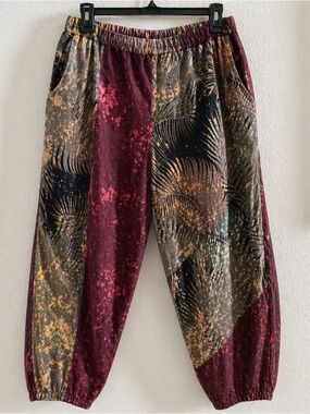 Vintage Medium skater Radical surf Beach palooza grunge worn lounge pullon pants